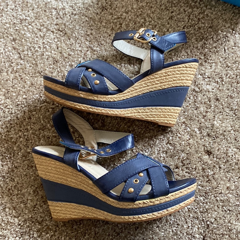 Navy wedges